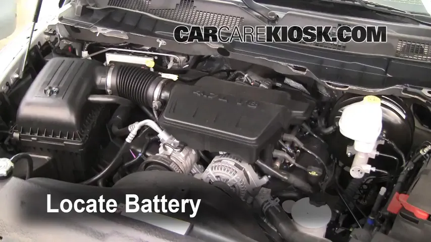 2011 Ram 1500 SLT 4.7L V8 FlexFuel Crew Cab Pickup Battery